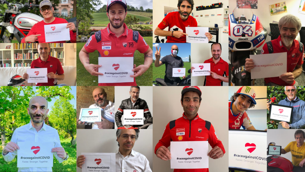 raceagainstcovid-ducati-raccolta-fondi-policlinico-di-s-orsola-bologna