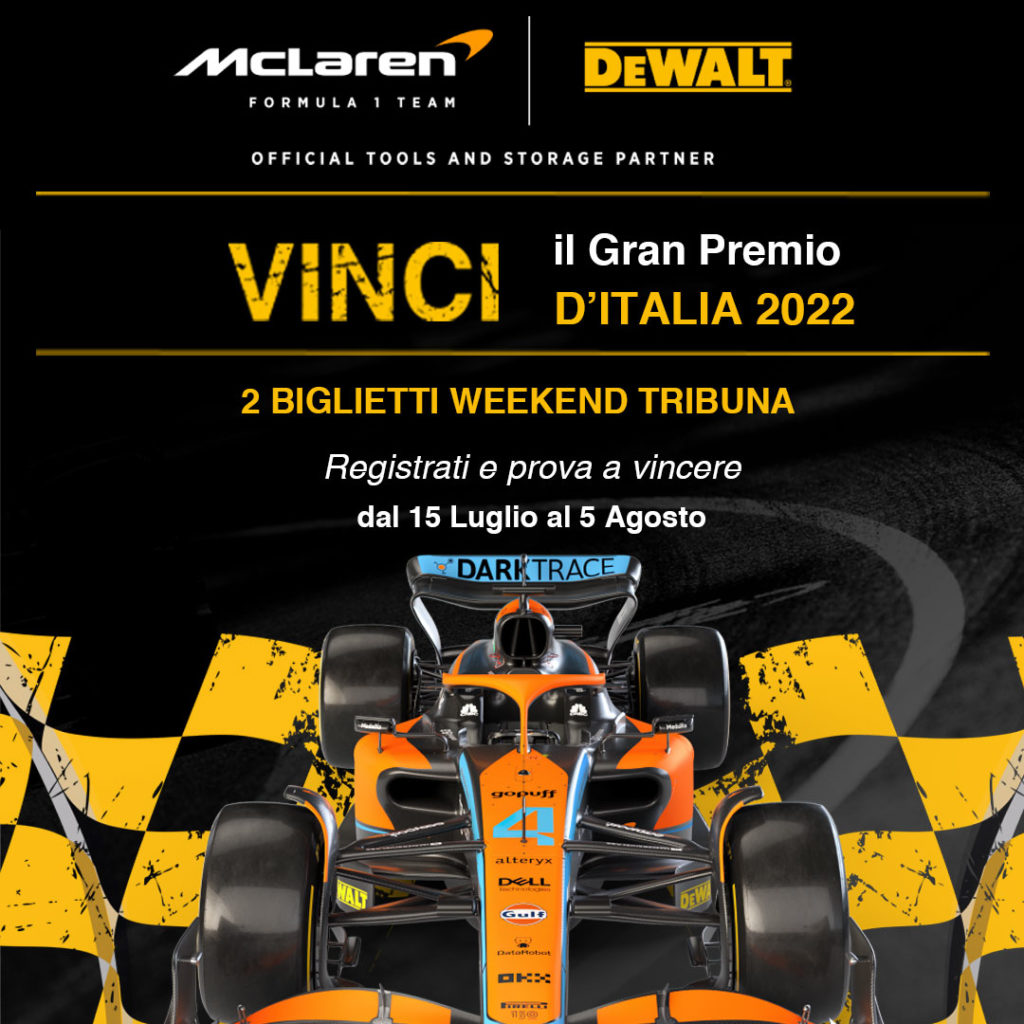 dewalt-concorso-formula-1-vinci-il-gran-premio-ditalia-con-mclaren