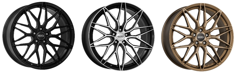 cerchio Dotz Suzuka colore bronzo bronze BMW 2, BMW 3 e BMW 4 Mercedes Classe E, Classe S misure bulloni prezzo