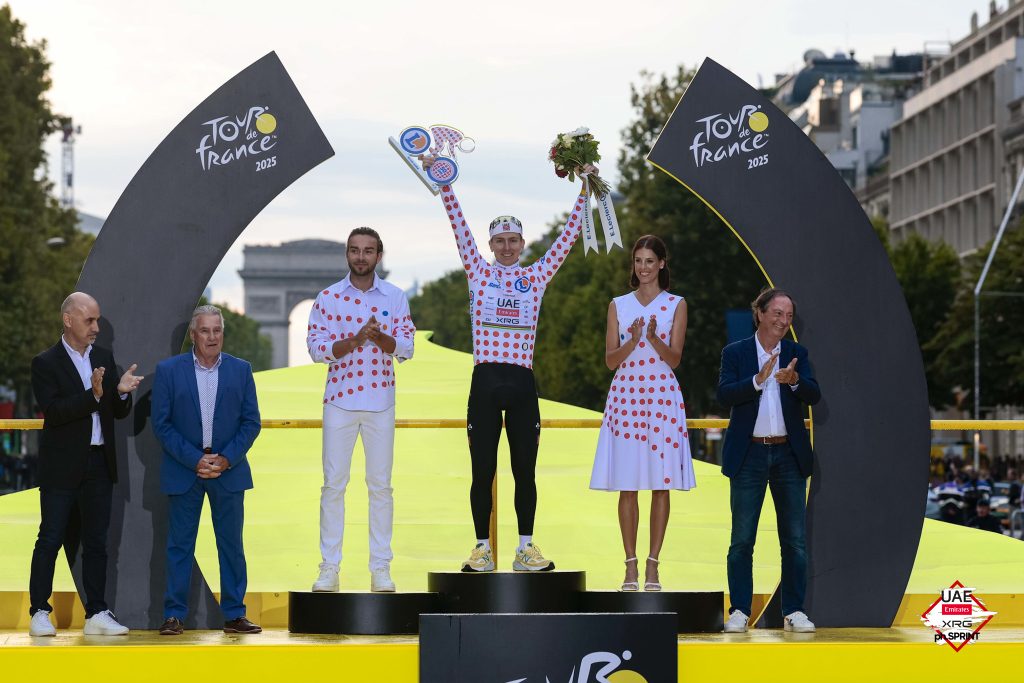 Tadej Pogačar pneumatici Continental Tour de France 2025