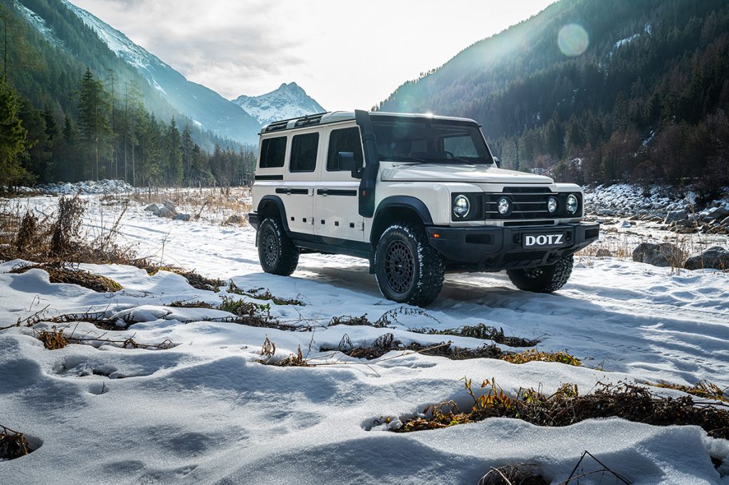 Il nuovo cerchio DOTZ 4x4 Talara off-road CUV INEOS Grenadier, Toyota Hilux e Land Cruiser, Ford Ranger e Volkswagen Amarok