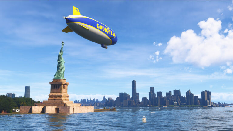 dirigibile Goodyear Microsoft Flight Simulator 2024 blimp