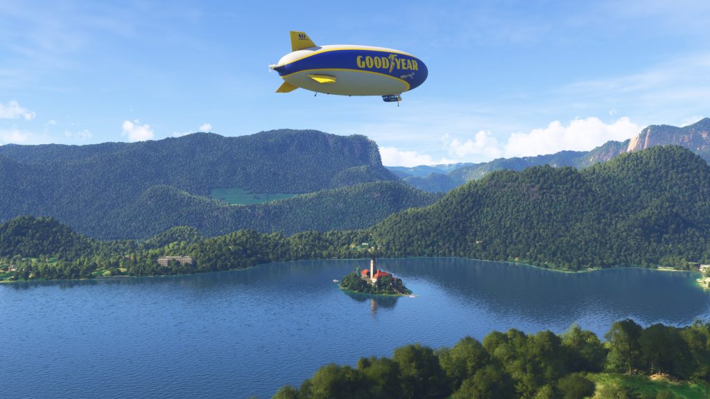 dirigibile Goodyear Microsoft Flight Simulator 2024 blimp